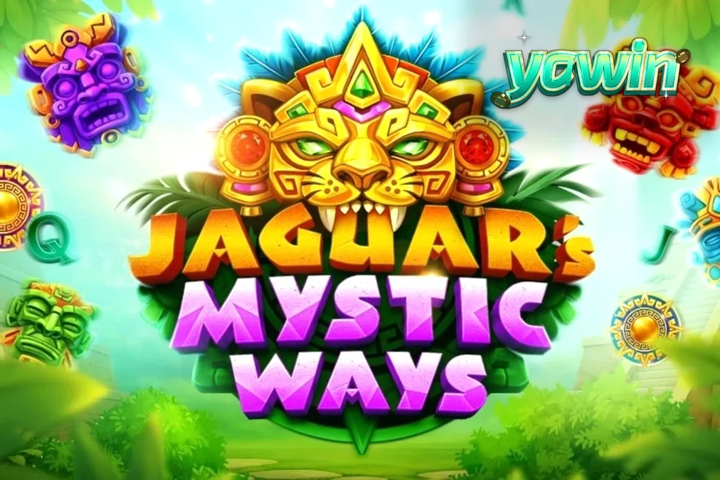 Pemandangan hutan mistis dan kuil kuno dalam slot Jaguar’s Mystic Ways